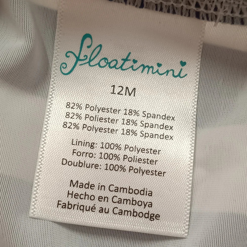 Floatmimi UV Protective Swimsuit 12 Months UPF 50+